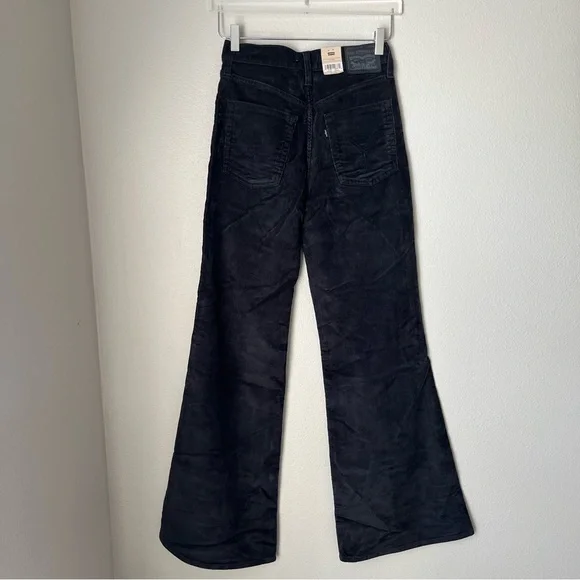 Levi’s Women’s Ribcage Bell High-Rise Flare Leg Corduroy Jeans Size 27 NWT - Picture 4 of 5